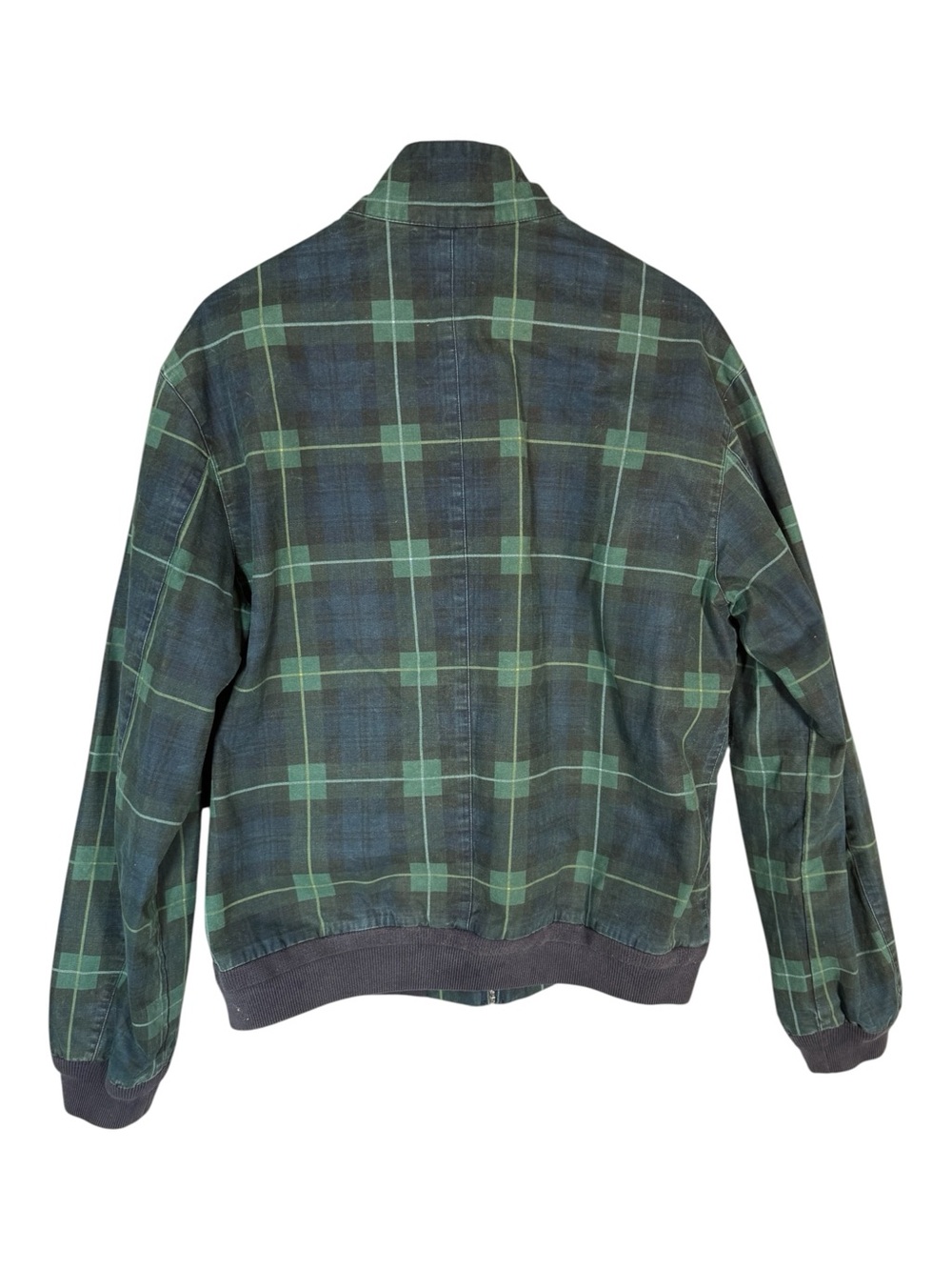 POLO Raph Lauren Harrington Jacket Tartan Black Watch Tartan Plaid Green Preppy - Picture 2 of 10